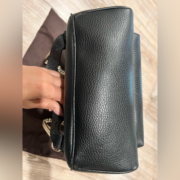 Gucci Black Pebbled Leather Backpack - Picture 9 of 10